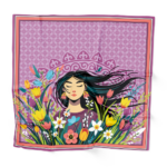 Платок Aspan Nauryz Purple, 70×70