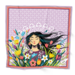 Платок Aspan Nauryz Pink, 60×60