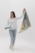 Платок Aspan Qazaq Art, 120×120 — изображение 3