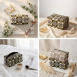 Косметичка Aspan, L  зеленая — изображение 3