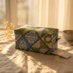 Косметичка Aspan, M  голубой-желтый — изображение 3